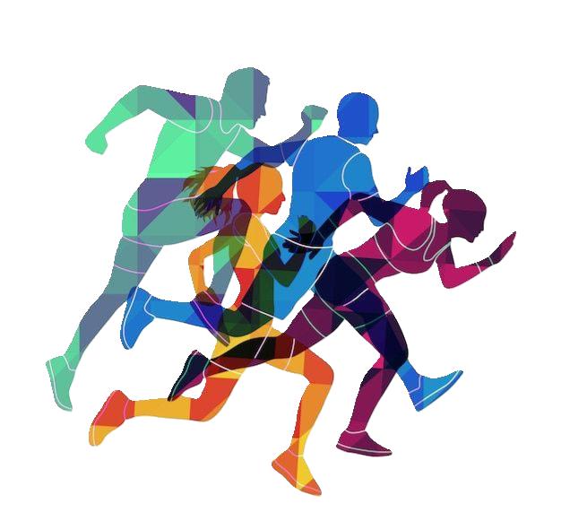 Grupo de personas corriendo